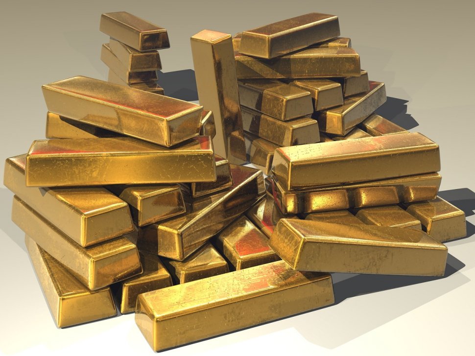 Valoarea rezervei de aur monetar s-a dublat în ultimul deceniu