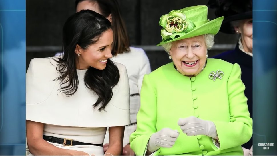 De ce a stat Meghan Markle, la balconul regal, lângă Regina Elisabeta și nu Kate? Cum incearca sotia lui Harry sa devina preferata reginei! 