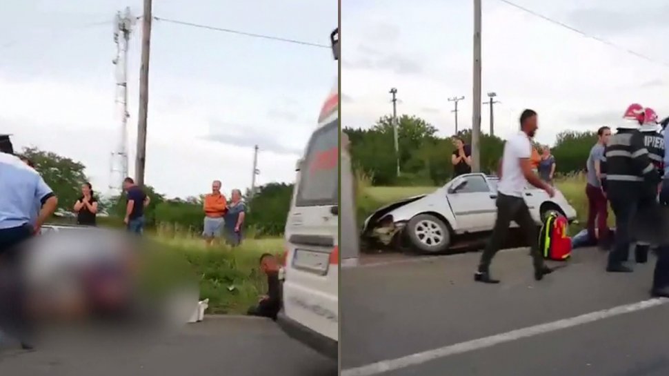 Accident mortal în Vrancea! Tinerii erau live pe Facebook - VIDEO