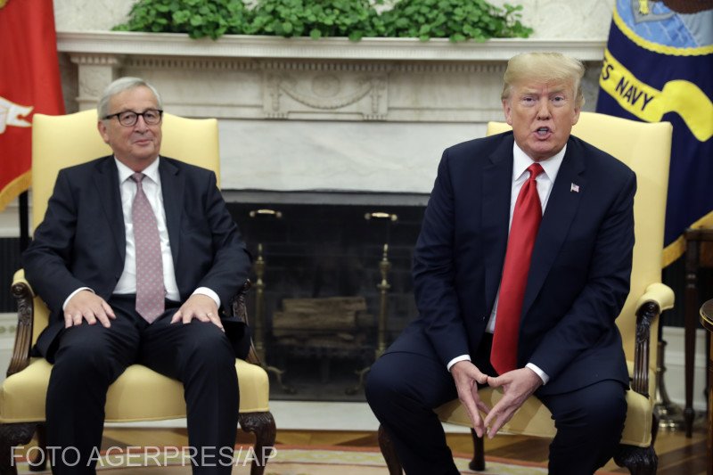 Preşedintele Comisiei Europene s-a întâlnit cu Trump. „Nu suntem inamici”