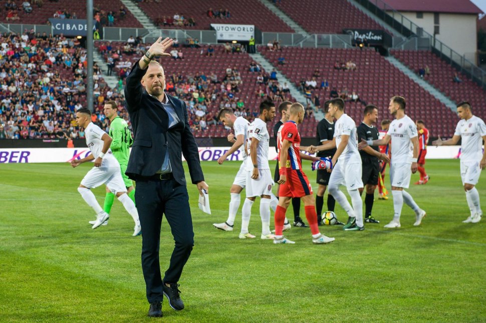  CFR Cluj a rămas fără antrenor, după doar 3 meciuri. Edward Iordănescu și-a reziliat contractul