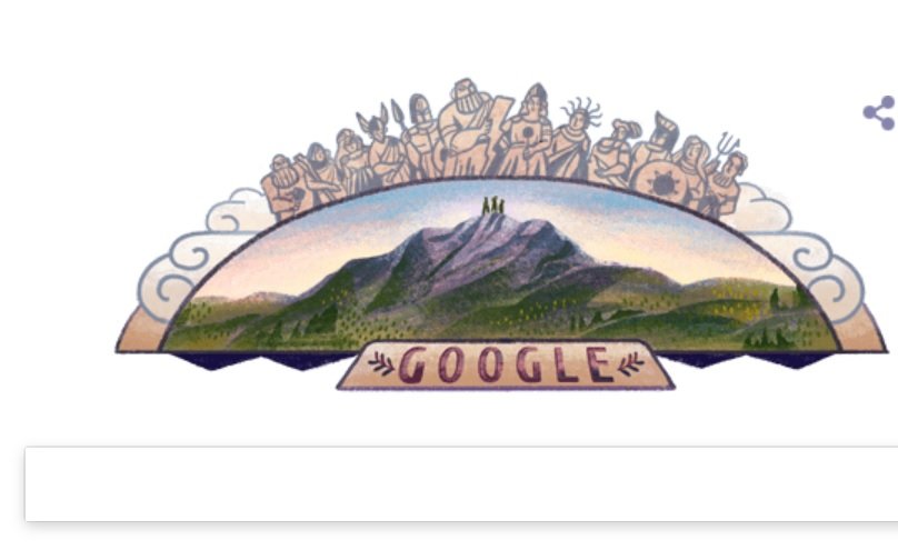 MUNTELE OLIMP. De ce este sărbătorit astăzi MUNTELE OLIMP de Google