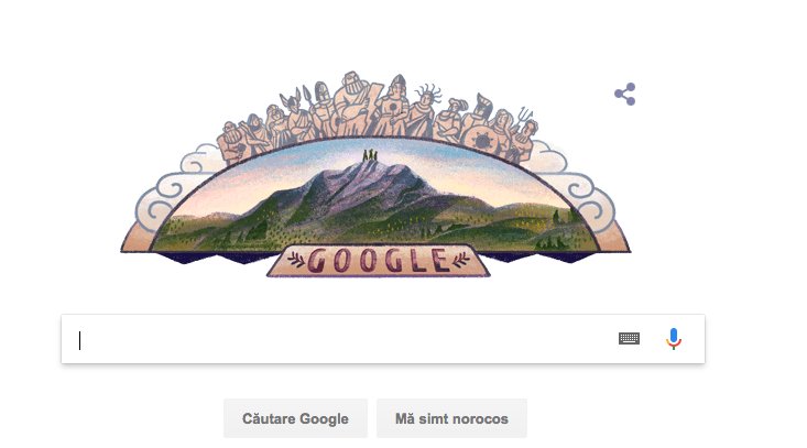 Muntele Olimp. Google celebrează unul dintre cei mai cunoscuți munți din Europa
