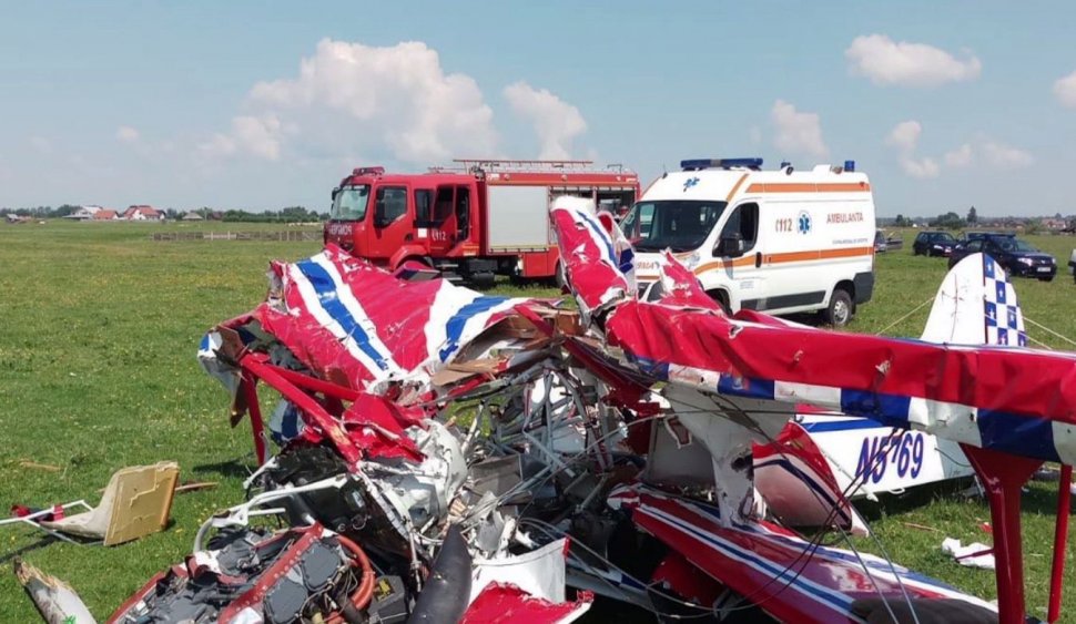 Noi informații de la accidentul aviatic din Suceva. Cel de-al doilea pilot, în comă cu multiple traumatisme