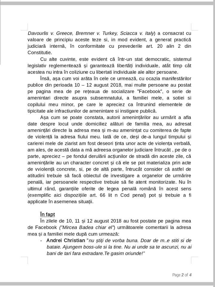 Mircea Badea a depus plângere penală pentru amenințare și instigare publica, după ce mai mulți indivizi i-au transmis că îl vor împușca și că se vor ocupa de soția și fiul său 544907