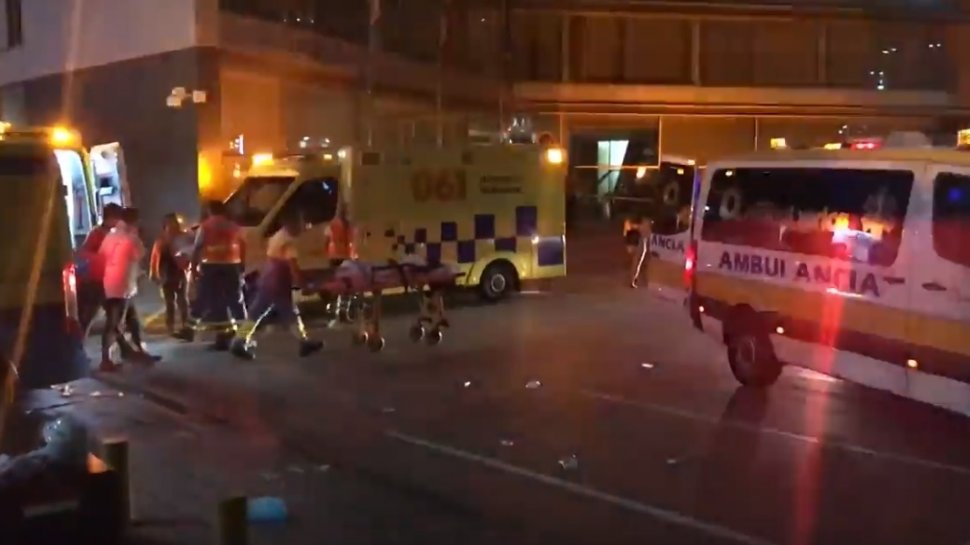 Peste 130 de persoane au fost rănite după prăbuşirea unei platforme la un festival în Spania - VIDEO