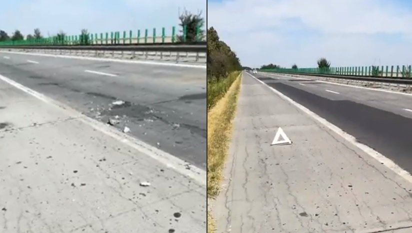 Dezastru pe Autostrada Soarelui! Ce a surprins un șofer pe drum - VIDEO