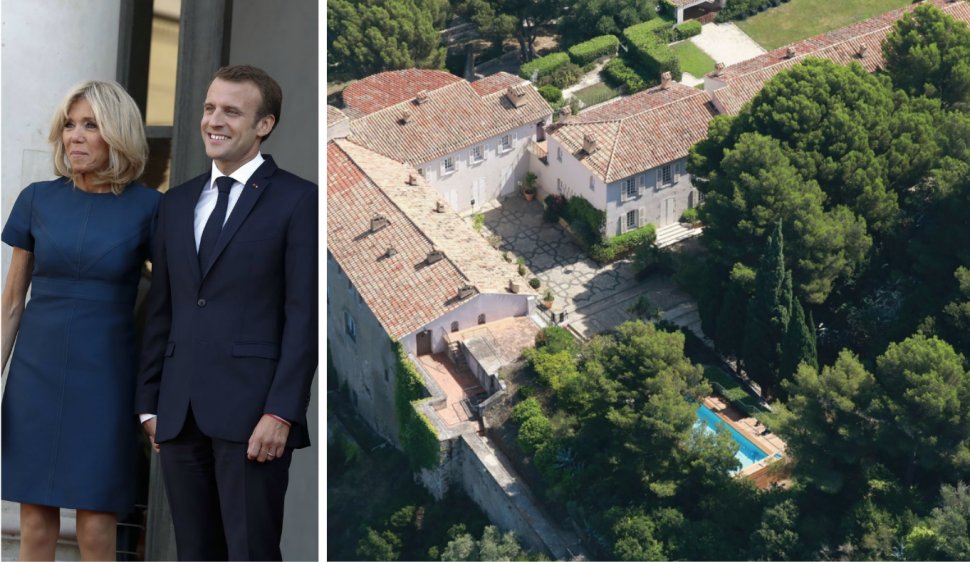 Brigitte şi Emanuel Macron şi-au construit într-o fortăreaţă o piscină de 30.000 de euro