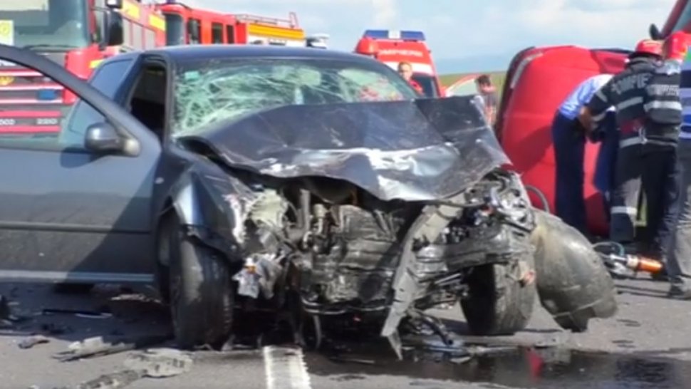 Accident rutier în Bistriţa-Năsăud! Sunt patru victime