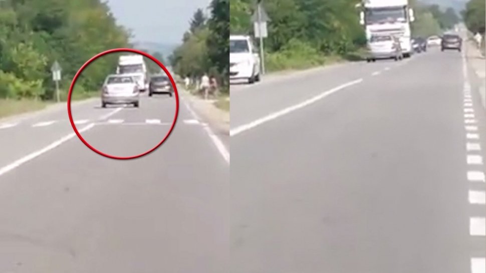 Accident mortal în Argeș! Momentul impactului a fost surprins de un șofer - VIDEO