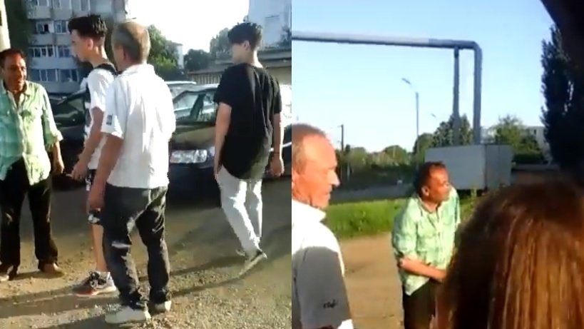 Incident șocant în Bacău! Un adolescent a fost filmat în timp ce lovea cu brutalitate un bărbat - VIDEO