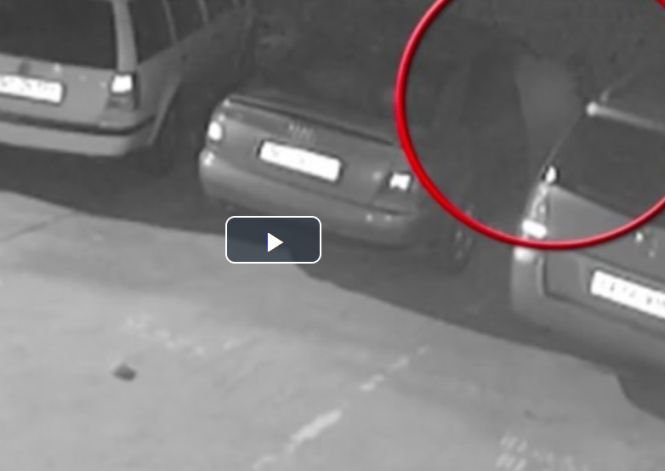 Un hoț din Bacău a fost prins în timp ce fura dintr-o parcare monitorizată cu opt camere de supraveghere - VIDEO