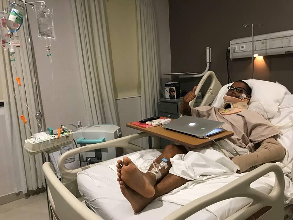 Au fost la un pas de moarte, dar s-au salvat datorită unei postări pe Facebook. Ce au scris disperați tinerii după o plimbare cu scuterul 550034