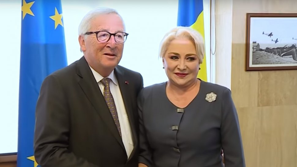 Primele imagini de la întâlnirea lui Jean Claude Juncker cu Viorica Dăncilă - VIDEO