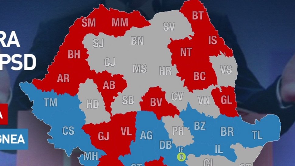 Harta desfășurării forțelor în PSD. Județe pro și contra lui Liviu Dragnea