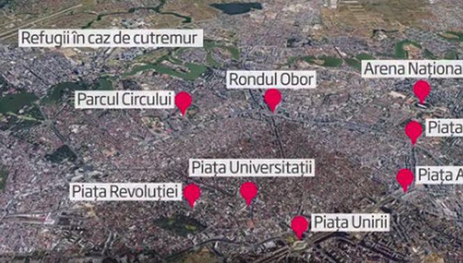 Unde ne refugiem după un seism puternic în București