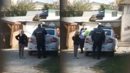 O femeie din Ilfov, bruscată de un polițist în timp ce era legitimată. „Unde te crezi, vrei să te bag în portbagaj aşa bătrână cum eşti?”  - VIDEO