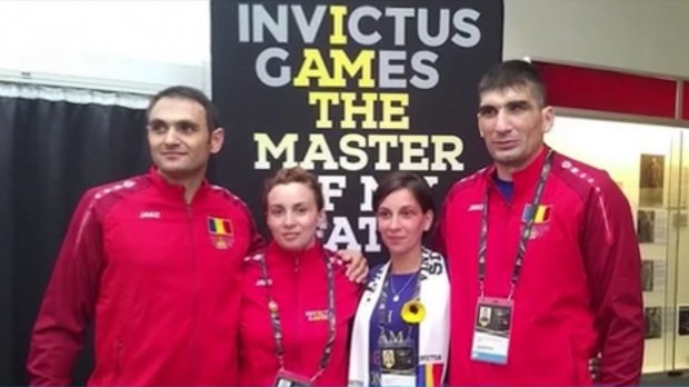 The Romanian Military has received the first medal at the Invictus Games in Australia