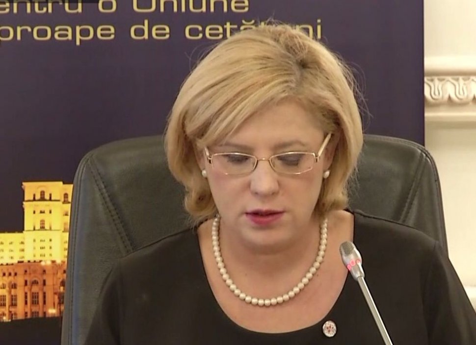 Corina Crețu, declarații importante:  Politica de coeziune nu are culoare politică. Este vorba despre cetățenii Uniunii Europene