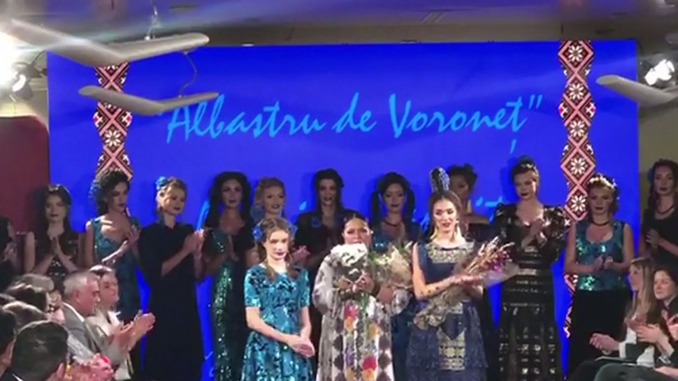 ''Albastru de Voroneţ'', promovat la Bruxelles printr-o colecţie de modă