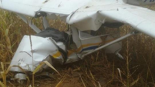 Un avion de mici dimensiuni s-a prăbușit în județul Argeș - VIDEO