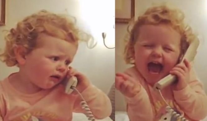 Fetița de trei ani a luat telefonul în mână și tatăl a început să o filmeze! Ce a ieșit îi va rămâne mereu în minte tatălui