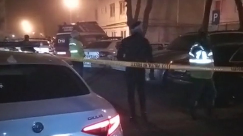 Primele precizări ale polițiștilor în cazul dublei crimei din Buftea: „Bărbatul a încercat să-l înjunghie şi pe un poliţist”