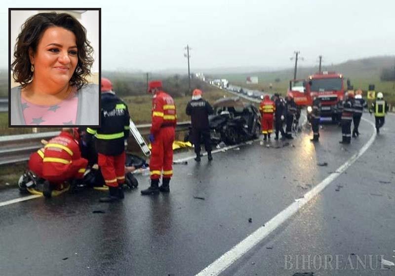 Ea este una dintre victimele accidentului din Bihor. Delia Cormoş era psihologul Penitenciarului din Oradea