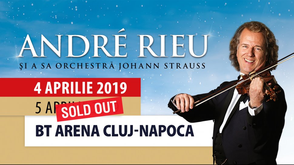 Primul concert Andre Rieu de la Cluj, sold out în trei ore. Artistul va susține un concert suplimentar