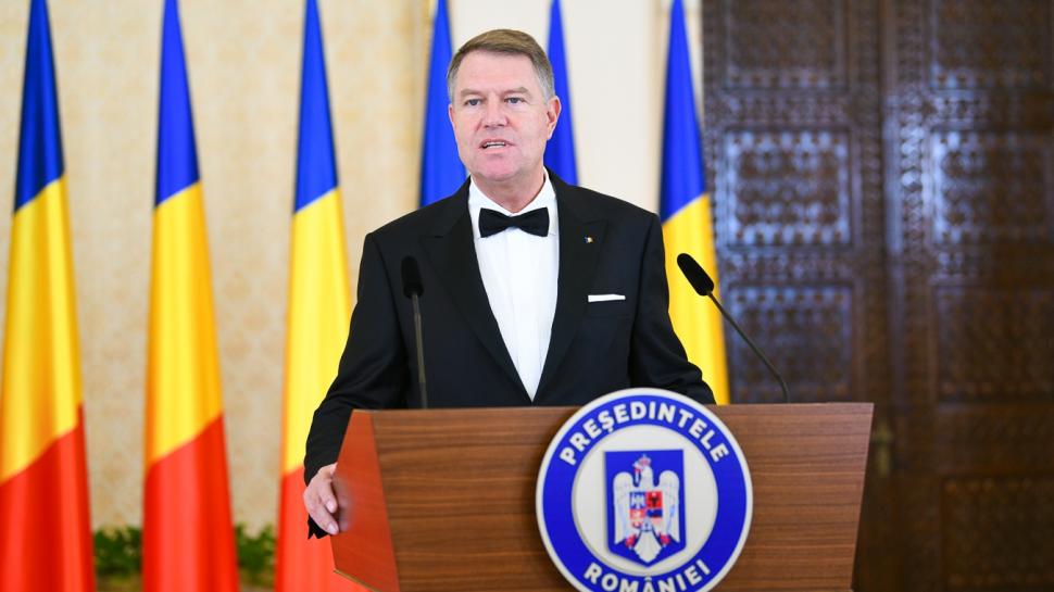 Klaus Iohannis, discurs la recepția de Ziua Națională: Să ne reîntoarcem la esențele fibrei noastre naționale 564088
