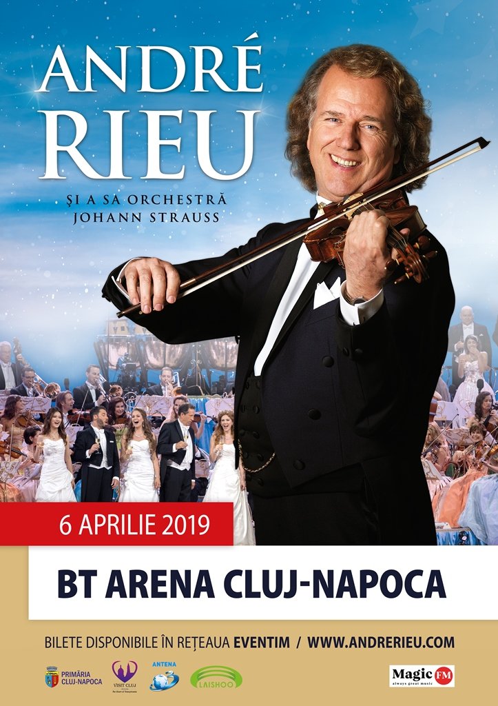 Andre Rieu anunță un al treilea concert la Cluj. Două concerte sold out, 15.000 de bilete date în timp record