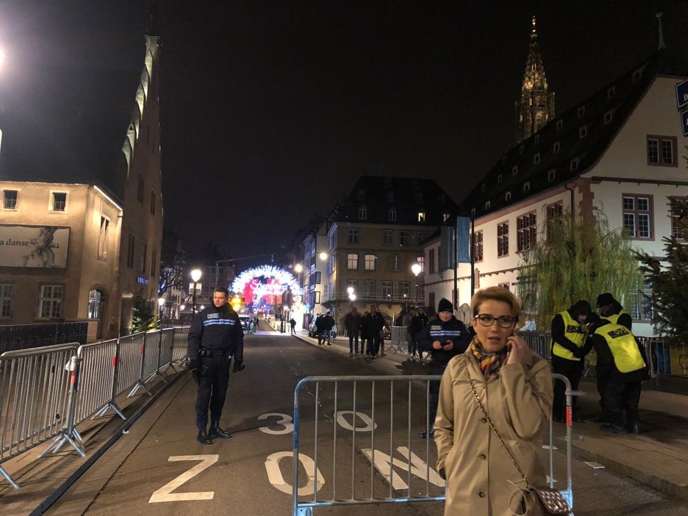 Imagini exclusive de la locul atacului armat din Strasbourg - VIDEO