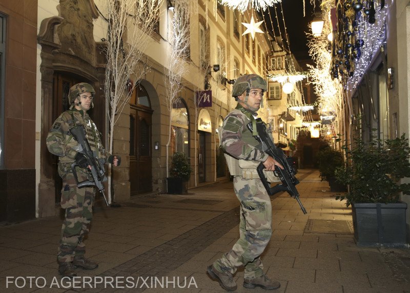 Alertă de securitate ridicată la Strasbourg! Atacatorul de la târgul de Crăciun este încă în libertate