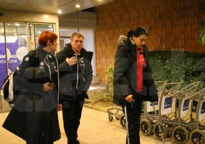 Primele imagini cu Cristina Neagu la spitalul unde a fost internată. Are nevoie de cârje pentru a se deplasa 566566