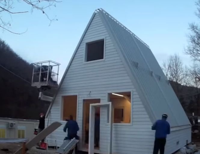 Cum arată și cât costă casa care se construieşte în doar şase ore - VIDEO