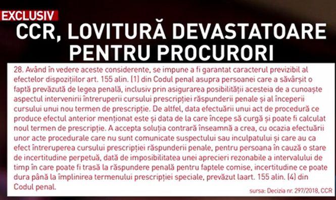 Curtea Constituţională a României, lovitură devastatoare pentru procurori