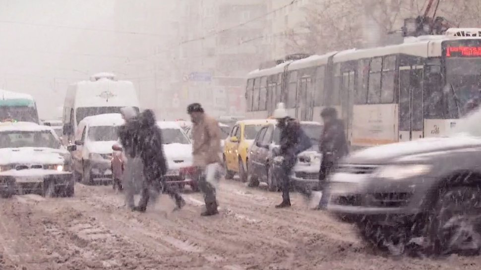 Atenționare meteo! ANM anunţă ninsori în Capitală în următoarele zile