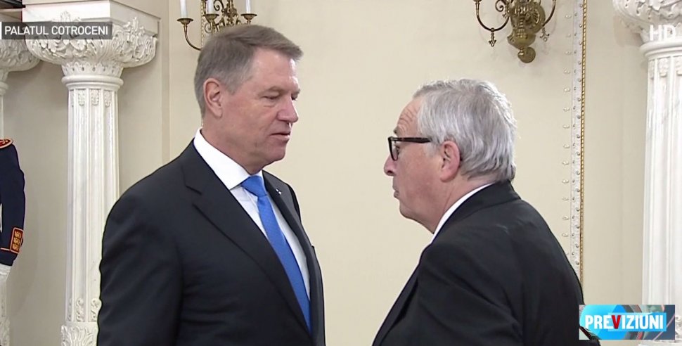 Iohannis și Juncker, față în față la Palatul Cotroceni. Președintele Comisiei Europene: România a fost întotdeauna o țară care întruchipa cele mai importante virtuți 
