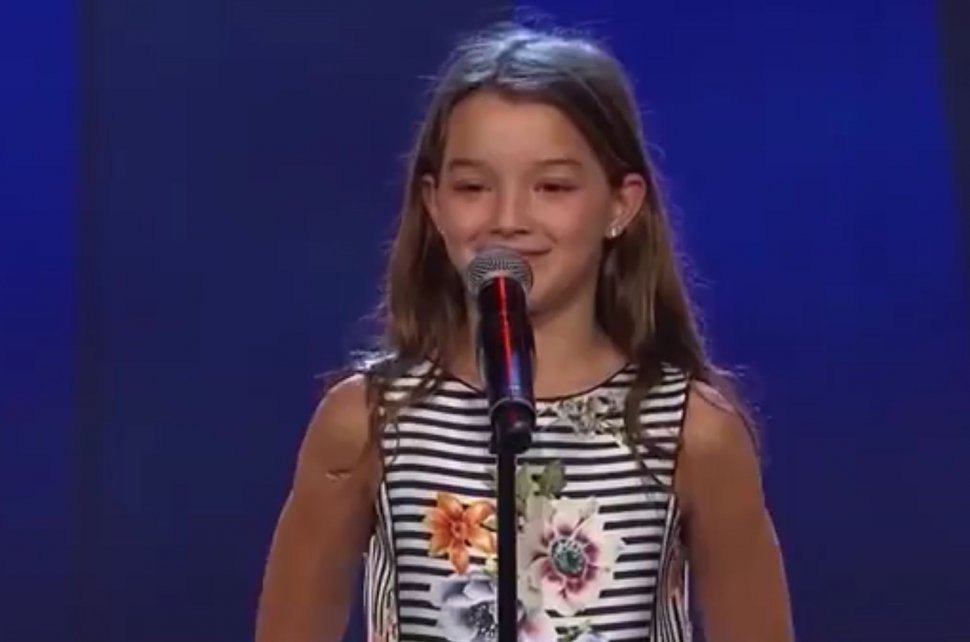 O fetiță de zece ani a unor români a cucerit Suedia. Eva a ajuns în finala concursului „Suedezii au talent”