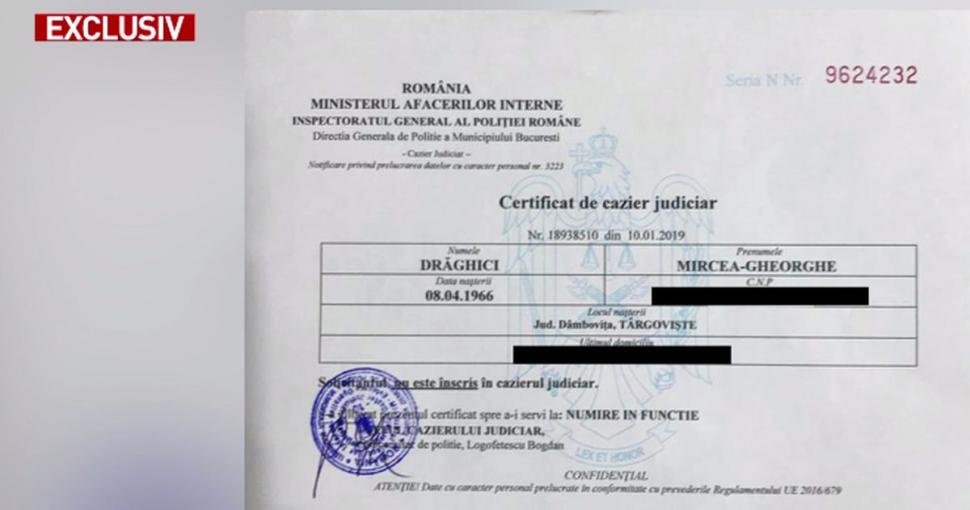 EXCLUSIV. Cazierul deputatului Mircea Drăghici 572671
