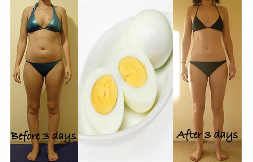 DIETĂ. Slăbește 3 kilograme în 3 zile cu dieta cu ouă