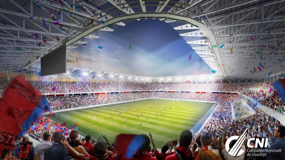 Cum vor arăta stadioanele Steaua, Giulești și Arcul de Triumf anul viitor FOTO și VIDEO