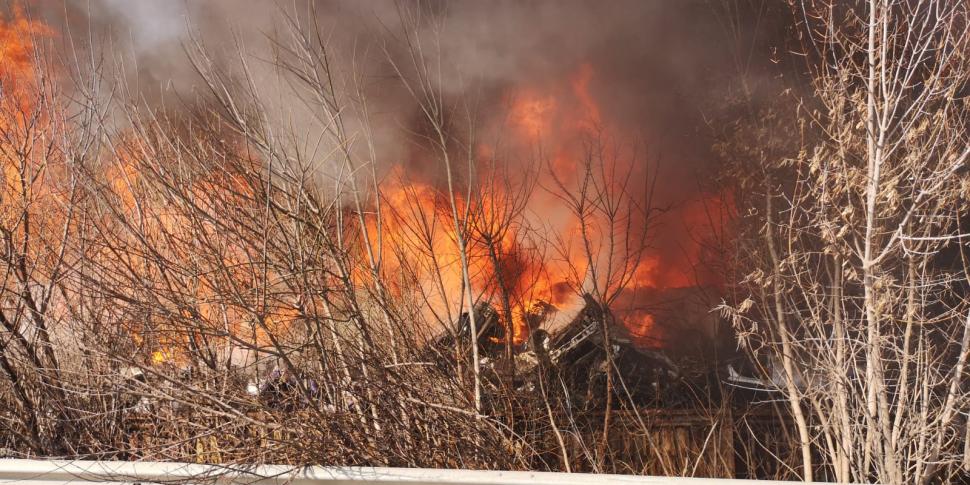 Incendiu de lângă Capitală a fost localizat: 18 autospeciale au fost alertate 578640