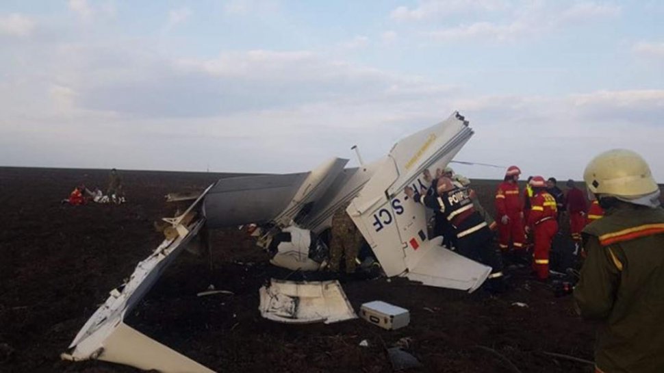 Primele imagini cu avionul prăbușit la Tuzla