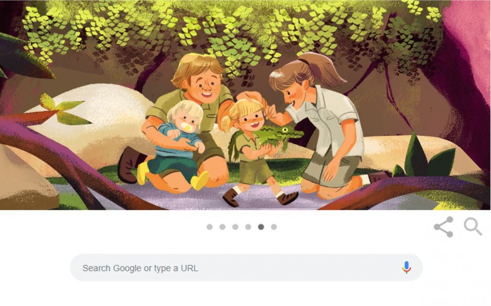 Steve Irwin, 57 de ani de la naștere. Google marchează această zi cu un doodle special