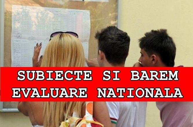 EDU.ro REZOLVARE SUBIECTE la MATEMATICĂ la EVALUARE NAȚIONALĂ 2019. Află baremul de corectare