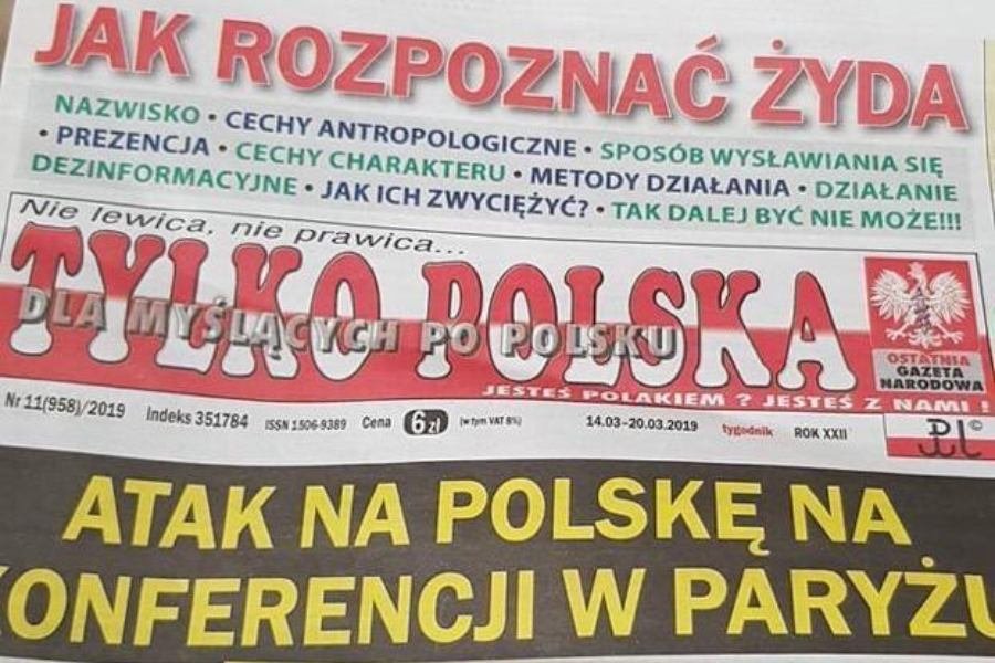 Un ziar polonez a publicat pe prima pagină un articol în care explică cititorilor cum să recunoască un evreu