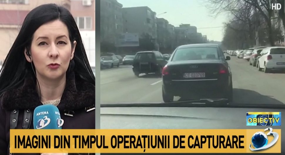 Un șofer fugar din Constanța urmărit de poliție. Imagini în exclusivitate