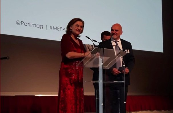 Maria Grapini, premiată la Bruxelles