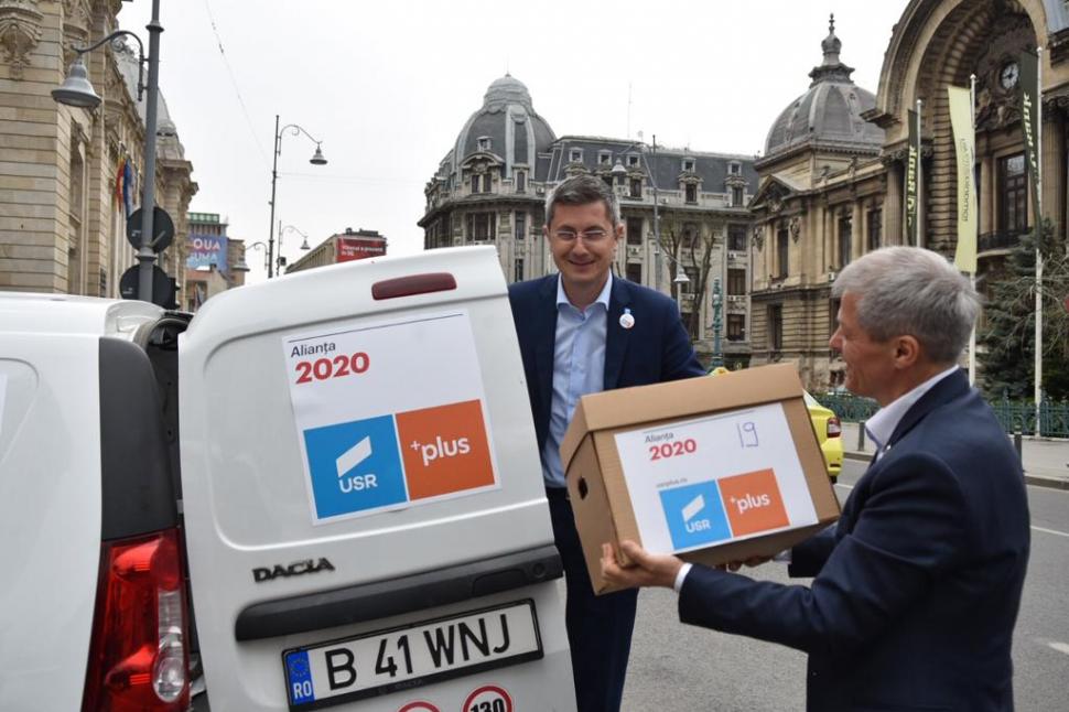 Alianța USR - PLUS a depus listele pentru europarlamentare  585091